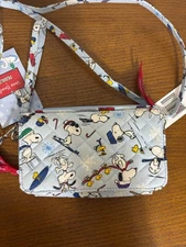 Vera Bradley 2021 Ski Jump Snoopy Peanuts Gang RFID All In One Crossbody Bag