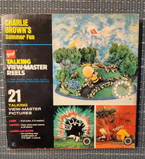 View-Master CHARLIE BROWN S SUMMER FUN B548 3 Reel Set Booklet V2