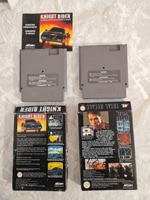 Lotto 2 Giochi NES - Knight Rider + Total Recall - Originali - Versione...