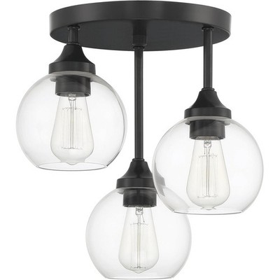 Craftmade 56253-FB Glenda LED 14 inch Flat Black Semi Flush Ceiling Light