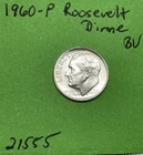 1960 Roosevelt Dime 10c  BU Uncirculated Mint State 90% Silver