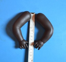 Schildkröt Zelluloid Ersatzteile  Armpaar Gr. 40/41, braun, dunkel, Puppenklinik