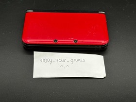 Nintendo 3DS XL LL Red/Black | English | Charger | US Seller - SHIP IN 1-DAY