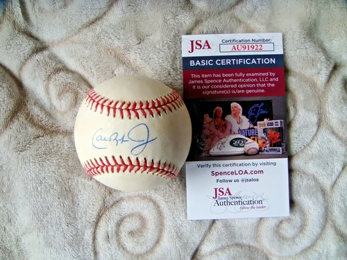 Cal Ripken signed OAL official Budig ball autograph baseball JSA cert
