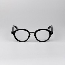 Valentino Men Eyeglasses Black Grey Transparent Round V-ESSENTIAL-IV VLX-132 B