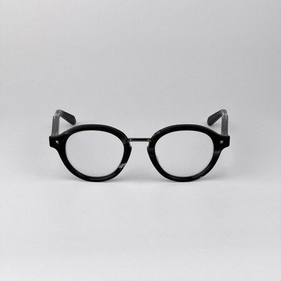 Valentino Men Eyeglasses Black Grey Transparent Round V-ESSENTIAL-IV VLX-132 B