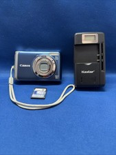 Canon PowerShot A3100 IS 12.1MP Blue Digital ...