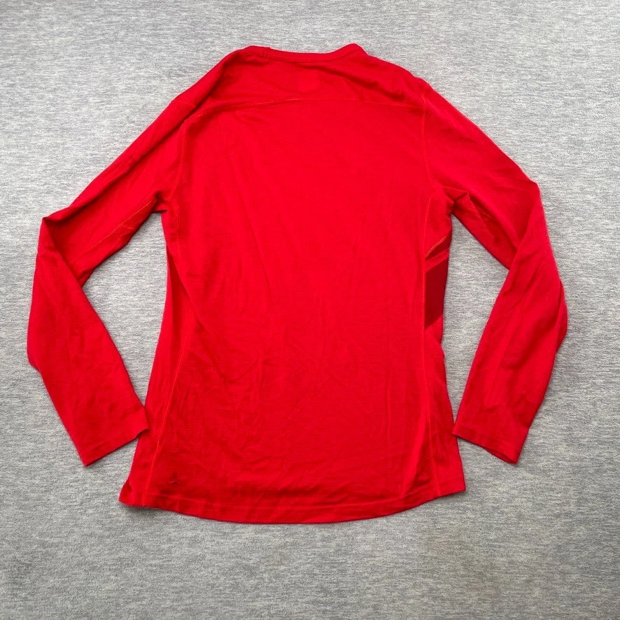 Camisa Térmica Rompehielos Hombres M Roja Oasis Manga Larga Crew Summit Capa Base DEFECTUOSA Foto 2 de 4