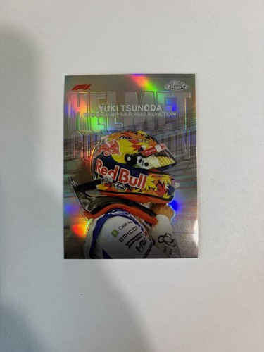 2024 Topps Chrome Formula 1 - Helmet Collection Yuki Tsunoda #HC-13