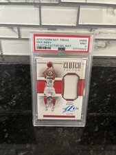 2018-19 National Treasures Clutch Factor Signatures 12/99 Mike Bibby Auto