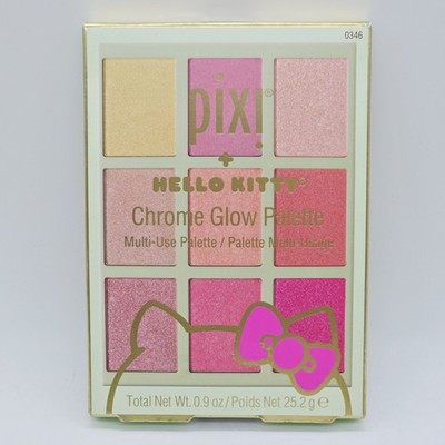 Pixi Hello Kitty Chrome Glow Palette Charming Glow 9 Palette Sealed