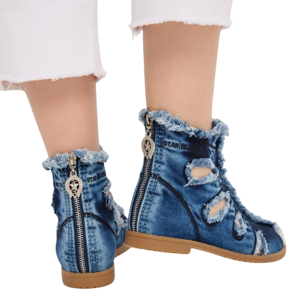 Sandals Jeans Shoes ,Women's Sports Shoes / Sandals Boots / Valentine's Gift' - Image 4 of 4