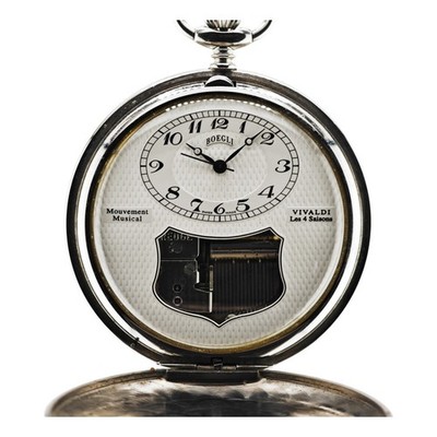 Boegli Vivaldi Musical Taschenuhr Ref.BG-M40A Gebraucht