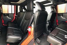 Black Custom Seat Covers For 2013 2014 2015 2016 2017 18 Jeep Wrangler Jk