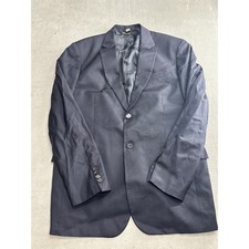 Burberry London Mens Navy Virgin Wool Blazer ...