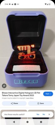 Bitzee Magical Interactive Digital Virtual Pet Purple Tobidase Spin Master Toy