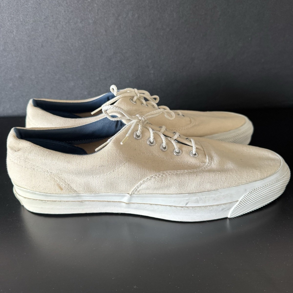 Vintage Converse Skid Grip Shoes Sneakers 70s 80s White Mens Sz 