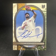 2025 Topps Museum Collection RECE HINDS Rookie Archival Autograph AUTO #'d /149