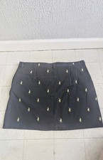 Ralph Lauren Sport Navy Blue Embroidered Pony Vintage Mini Skirt Size 8