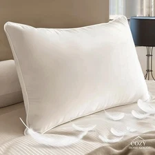 Down Pillow Cotton Cover Standard Queen Bed Luxury Hotel Support for Sleeping