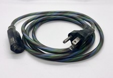 Apple iMac G3 Rainbow Translucent Power Cord w/ Apple Logo TESTED / WORKING