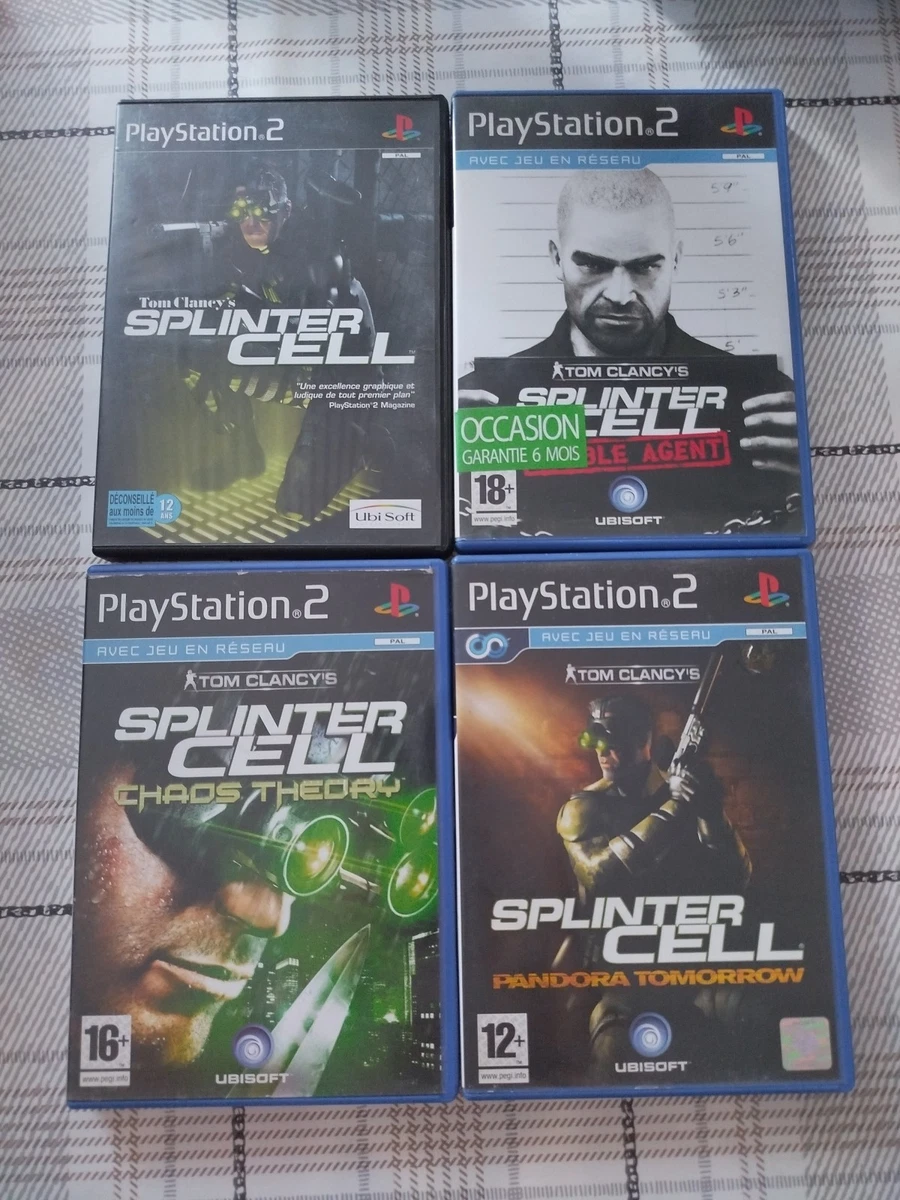 jeu TOM CLANCY'S SPLINTER CELL platinum pour playstation 2 sony PS2