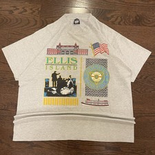 Vintage screen Stars Made In USA Ellis Island Tee