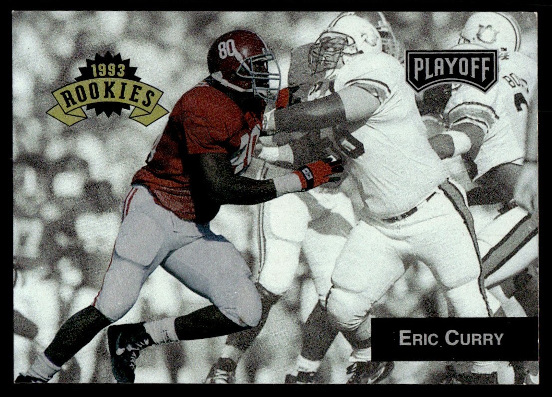1993 Playoff #299 Eric Curry - Tampa Bay Buccaneers - Rookie