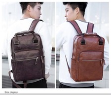 Men's Laptop Backpack Lightweight Business Travel School Student Work Bag