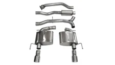 CORSA Performance 14888 Polished Sport Dual Rear Cat-Back Exhaust for Cadillac