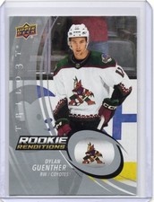 2022-23 Upper Deck Trilogy Rookie Renditions Dylan Guenther Rookie #RR-8 Arizona