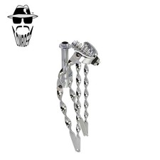 ORIGINAL LOWRIDER 20" Straight 1" Chrome Suspension Retro FULL Flat Twisted Fork