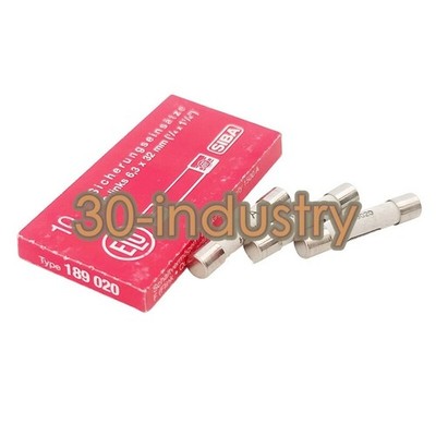 QTY:10 NEW FOR   7006563 189020 F315mA Ceramic Tube Fuse 0.315A 500V 6.3x32mm #n
