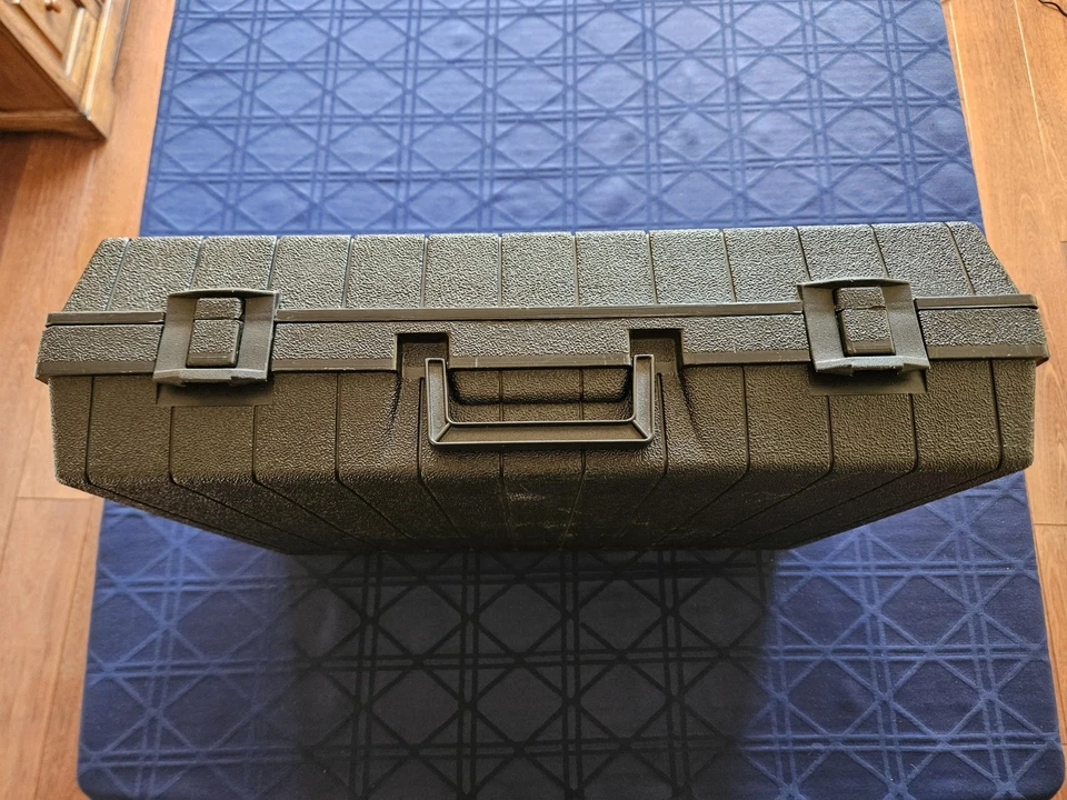 Estuche de transporte de plástico duro RARO Atari 2600 - Accesorio vintage OEM - ¡Excelente estado! Foto 4 de 4