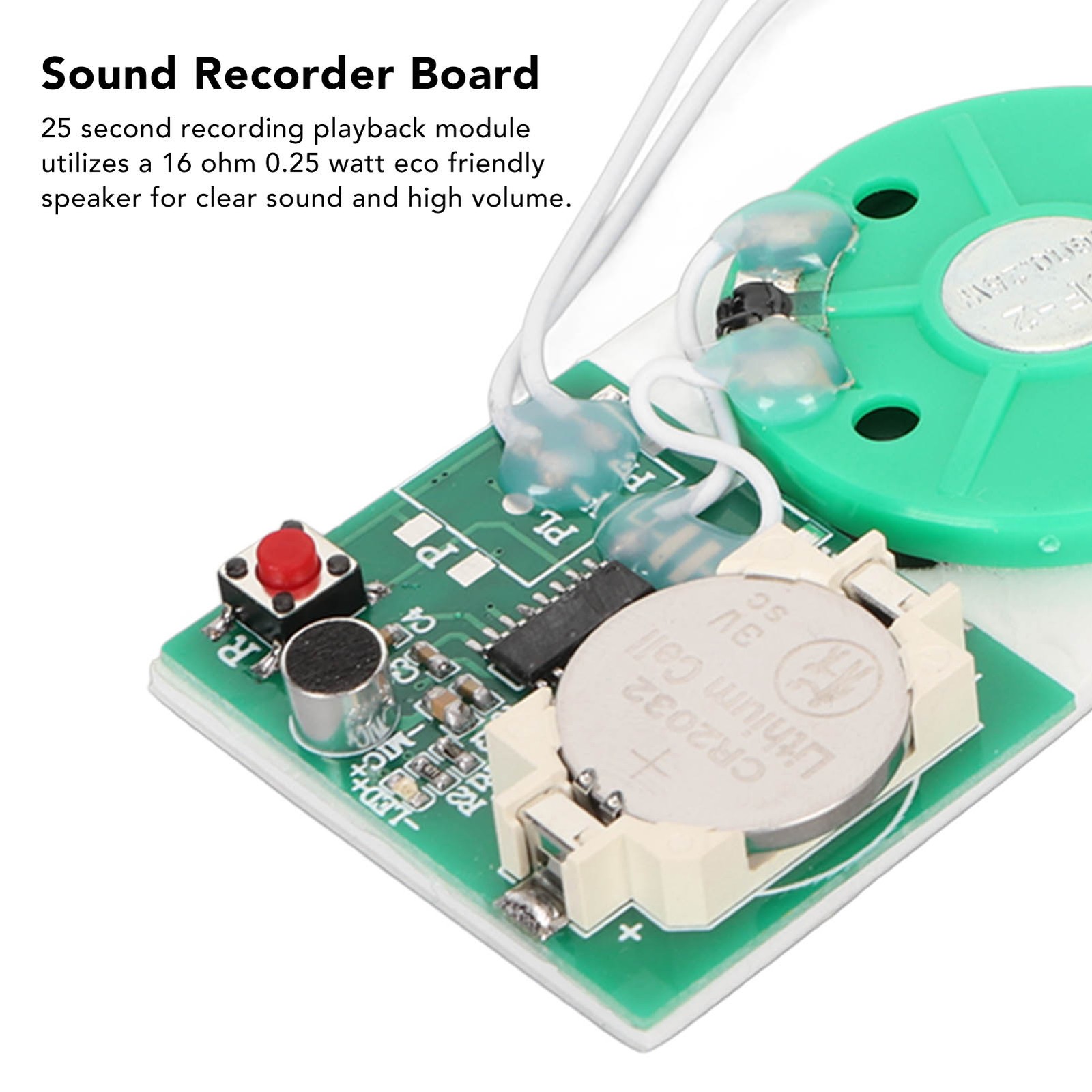 ｀25 Second Recording Playback Module Key Recording Greeting Card Sound Record