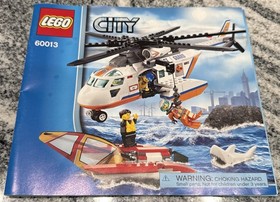 Lego City 60013 Coast Guard Helicopter - 100% Complete With Box & Manual (L5)