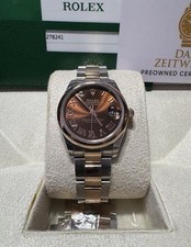 Rolex Lady Datejust 31 278241 Fullset 18K Roségold Everose