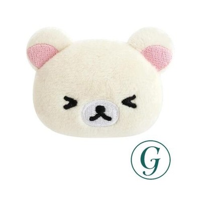 AB38605 Rilakkuma Emojis Plush Toy Plush Badge Korilakkuma