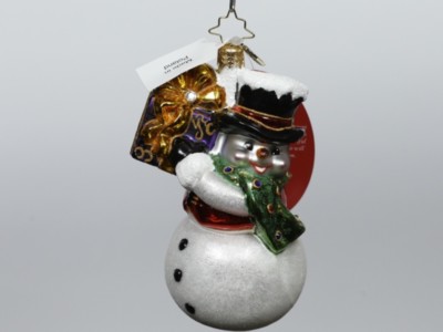 CHRISTOPHER RADKO SHAKING THINGS UP! Glass Ornament 5.25''