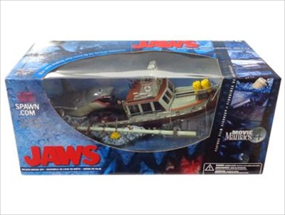 JAWS Deluxe Box Set Series 4 McFarlane Toys Movie Maniacs Shark USED | eBay