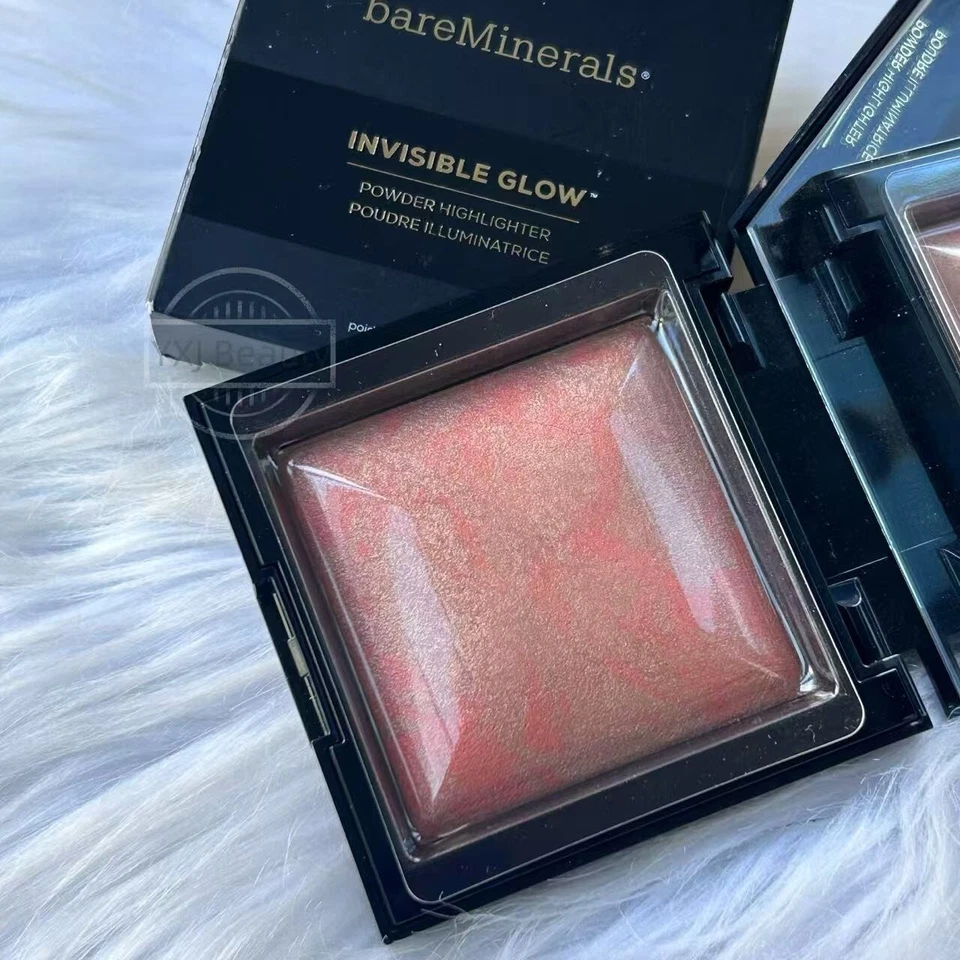 New BareMinerals Invisible Glow Highlighter Powder~Dark To Deep~Full size~Rare - Image 3 of 4