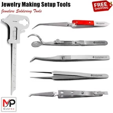 Precision Tweezers Pliers – Stainless Steel Jewelry Repair & Watchmaking