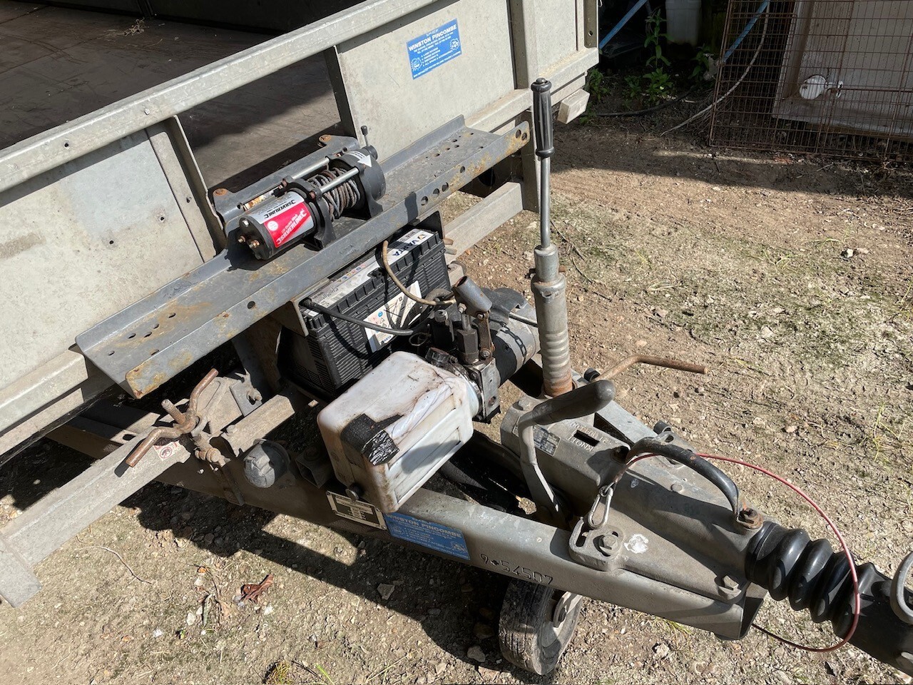 Ifor Williams CT166 G Tilt bed trailer with motor tilt and electric