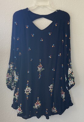 Free People Mini Dress Size XS Oxford Embroidered Black Floral Boho Goth Witchy | eBay Free People Mini Dress Size XS Oxford Embroidered Black Floral Boho Goth Witchy | eBay