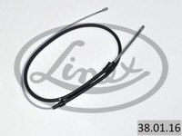Linex 38.01.16 Cable, Parking Brake For Seat VW