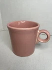 Fiesta Rose Pink Mug Coffee Cup Fiestaware Ring Handle