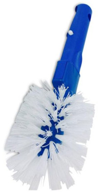 Corner Step Tile Brush w/Round Nylon Bristles for Swimming Pool Hot Tub Spa Pond