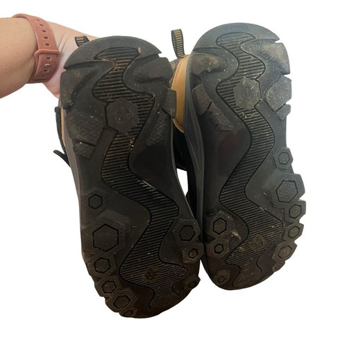 All In Motion Boy's Thermolite Fur Lined Black Brown Waterproof Boots Size 1 - Picture 5 of 9