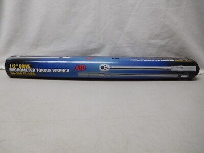 ATD Tools 12504A 1/2''Dr. 50-250 ft.-lbs. Micrometer Torque Wrench