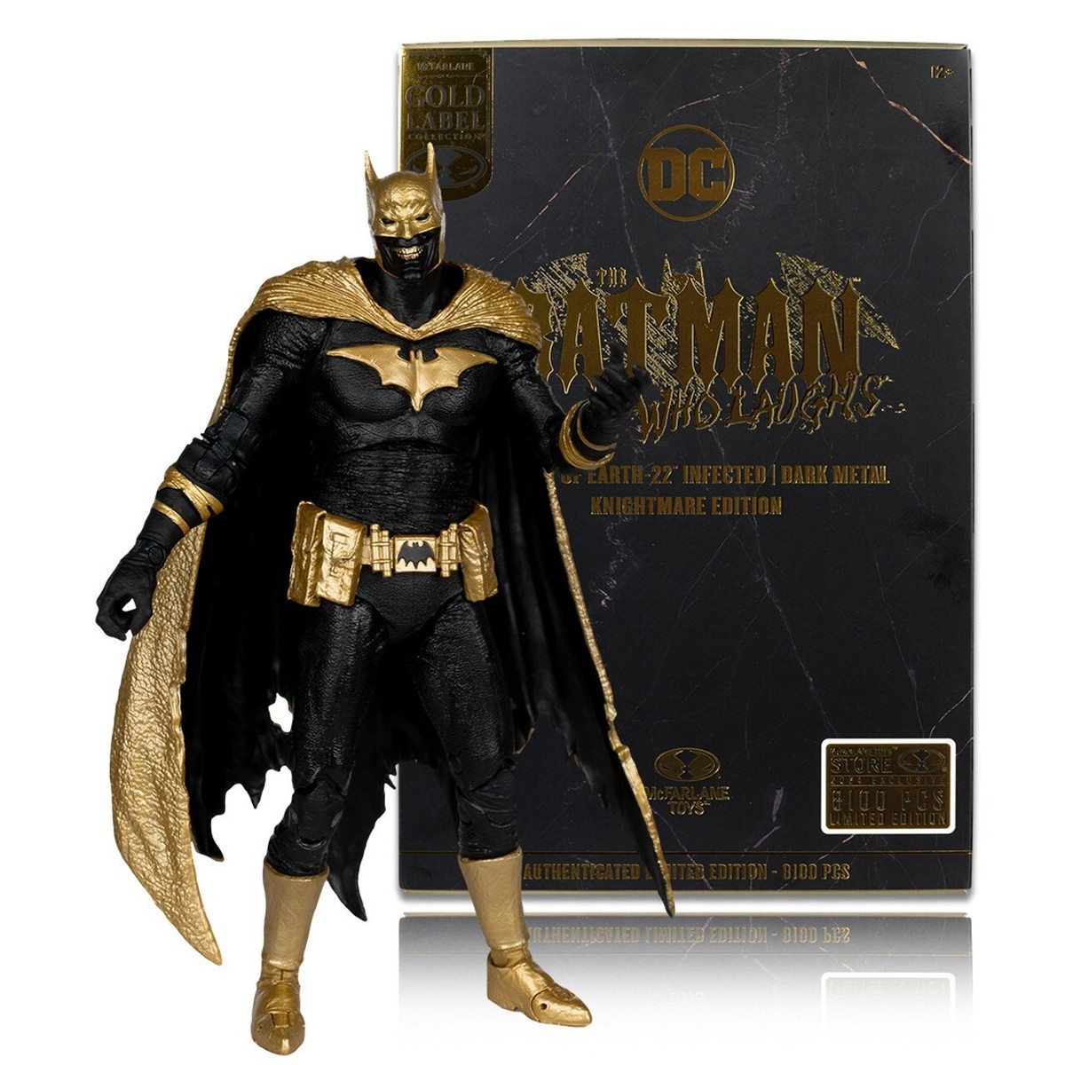 DC Multiverse Mcfarlane Toys Batman Who Laughs Earth 22 Dark Metal